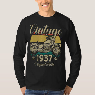 Vintage 1937 Original Parts Motorcycle Rider T-Shirt