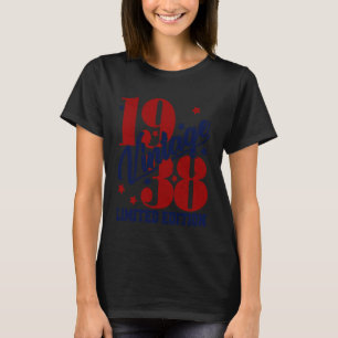 Vintage 1938 Limited Edition 87th B-Day Mens Women T-Shirt