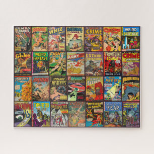 VINTAGE 1940-50s COMIC BOOKS PUZZLE