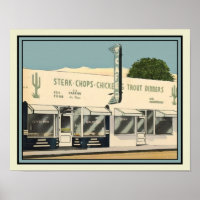 Vintage 1940's Southwest Cafe