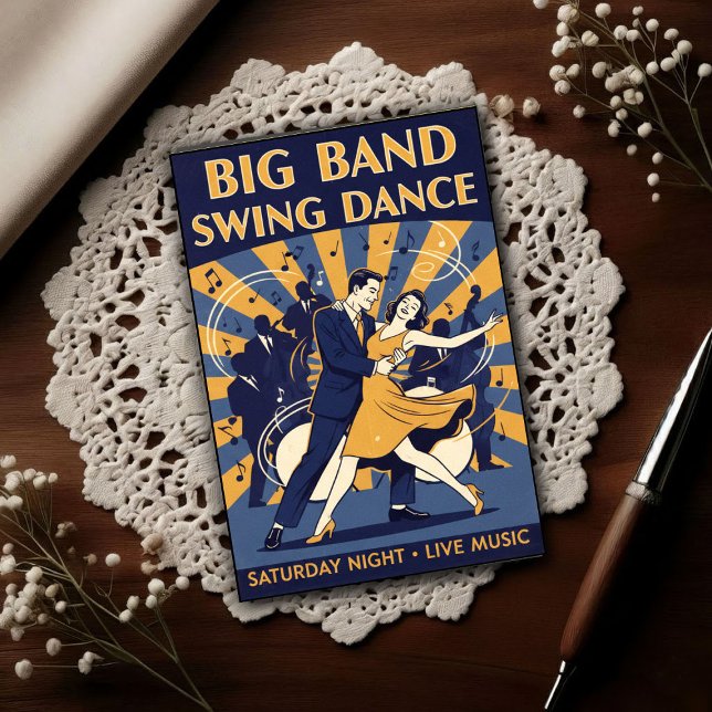 Vintage 1940s Swing Dance  Postcard (Creator Uploaded)