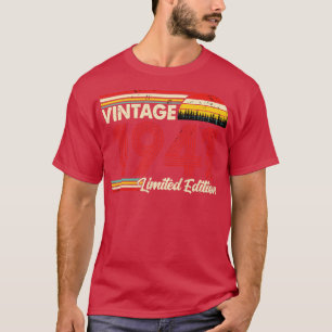 Vintage 1941 Birthday Shirt Limited Edition 1941 B
