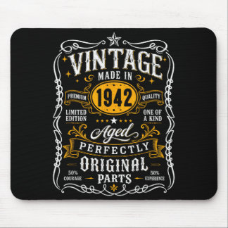 Vintage 1942 85yr 85th Birthday Gifts For Men 85 Mouse Mat