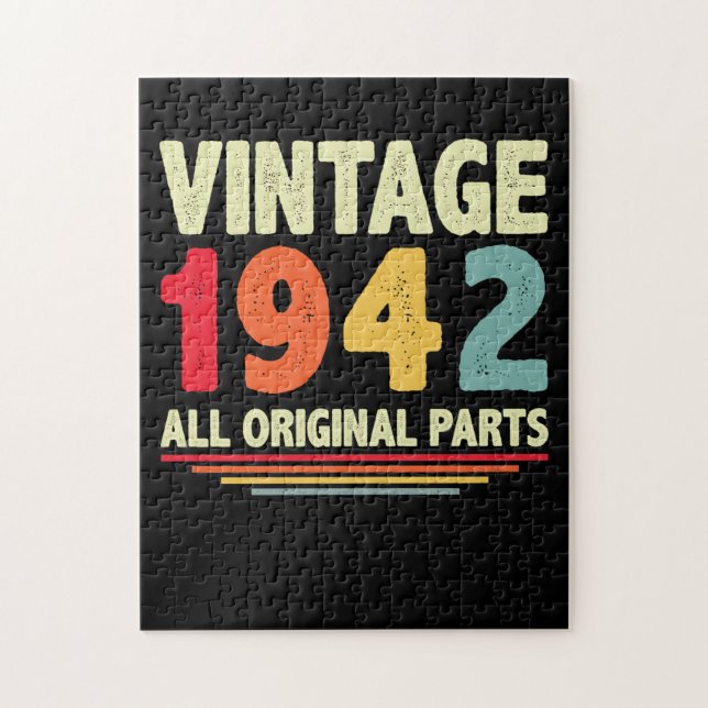Vintage 1942 jigsaw puzzle (Vertical)