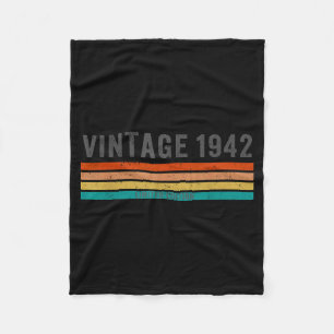 Vintage 1942 Limited Edition - 83rd Birthday Gift  Fleece Blanket