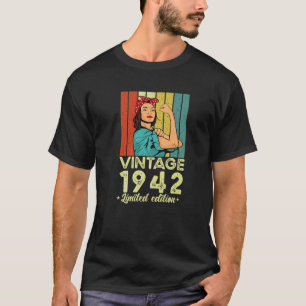 Vintage 1942 T S Limited Edition 80Th Birthday T-Shirt