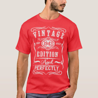 Vintage 1943 80th Birthday T-Shirt