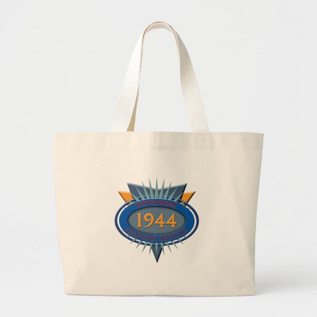 Vintage 1944 large tote bag (Front)