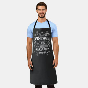 Vintage 1945 80th Birthday Aged To Perfection Apron