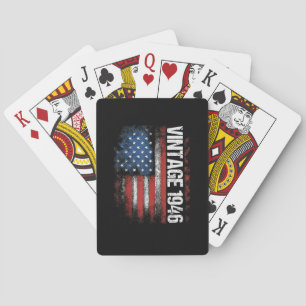 Vintage 1946 80th Birthday Gifts 80 Years Old Amer Playing Cards
