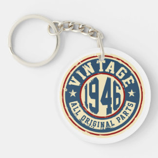 Vintage 1946 All Original Parts Key Ring