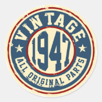 Vintage 1947 All Original Parts