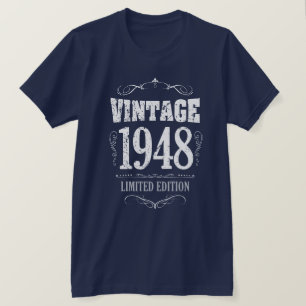 Vintage 1948 funny 70th Birthday Saying T-Shirt