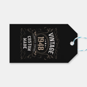 Vintage 1948 Limited Edition Custom made Gift Tags