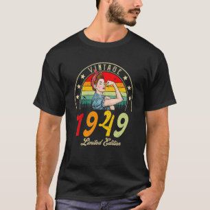 Vintage 1949 1949 73rd B Day 73 Years Old T-Shirt