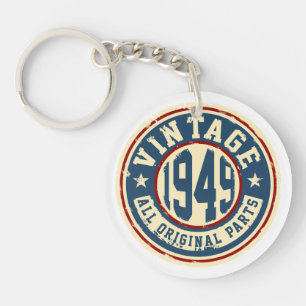 Vintage 1949 All Original Parts Key Ring