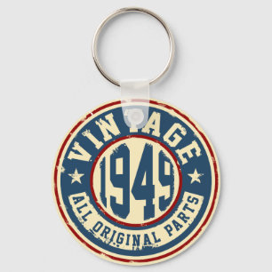 Vintage 1949 All Original Parts Key Ring