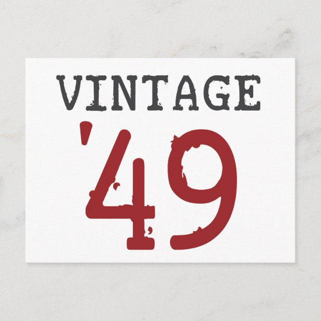 Vintage 1949 postcard (Front)