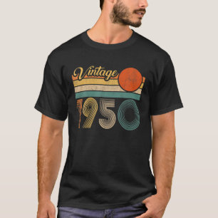 Vintage 1950 72Th Birthday For Men Women 72 Years T-Shirt