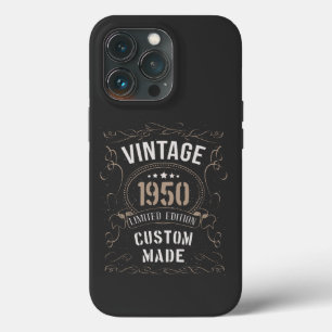 Vintage 1950 Limited Edition Custom made iPhone 13 Pro Case