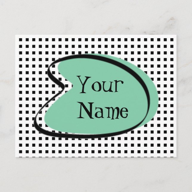 Vintage 1950 SUPER KEEN Card - Customise! (Front)