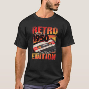 Vintage 1950 T Best Of 1950 Cassette Tape 72Nd Bir T-Shirt