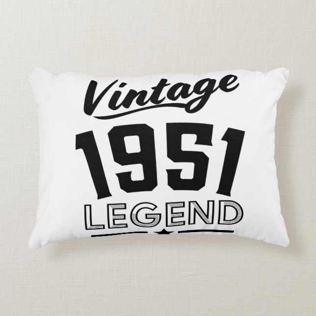 Vintage 1950s accent pillow (Front)