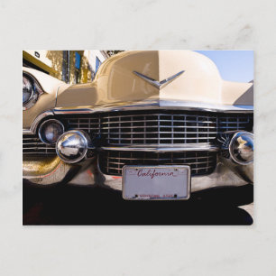 Vintage 1950s Classic Caddy Grill Photograph Postcard