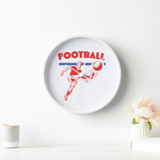 Vintage 1950s Football player Clock