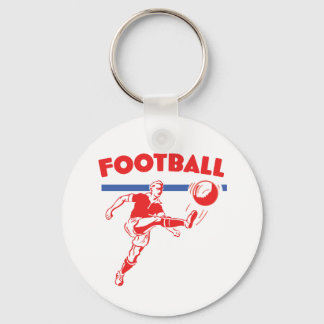 Vintage 1950s Football player Key Ring