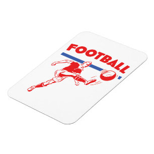 Vintage 1950s Football player Magnet