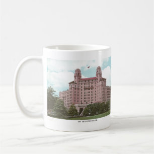 vintage 1950s postcard, Arlington Hotel, Arkansas Coffee Mug