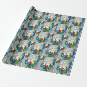 Vintage, 1950's Retro Christmas Wrapping Paper