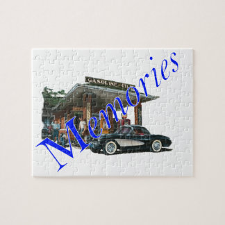 Vintage 1950s Service Station Jigsaw Puzzle