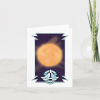 Vintage 1950s style Sci-fi logo