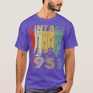 Vintage 1951  69th Birthday Gifts Guitarist Guitar T-Shirt