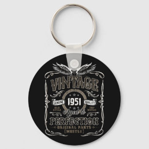 Vintage 1951 Aged To Perfection Key Ring