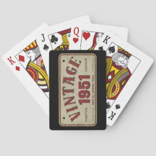 Vintage 1951 Limited Edition All Original Parts Playing Cards