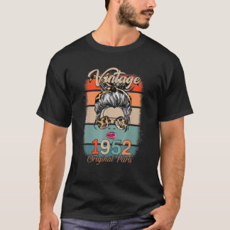Vintage 1952 70Th Birthday 70 Years Old Limited Ed T-Shirt