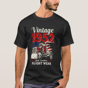 Vintage 1952 70th Birthday Trucker 70 Years Old Tr T-Shirt