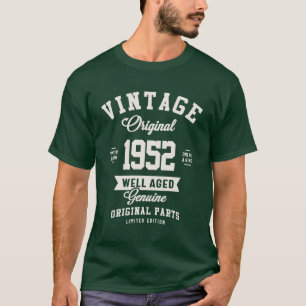 Vintage 1952 71st Birthday Gifts 71 Years Old T-Shirt