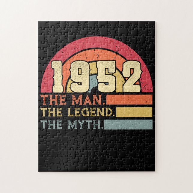 Vintage 1952 Birthday Jigsaw Puzzle (Vertical)