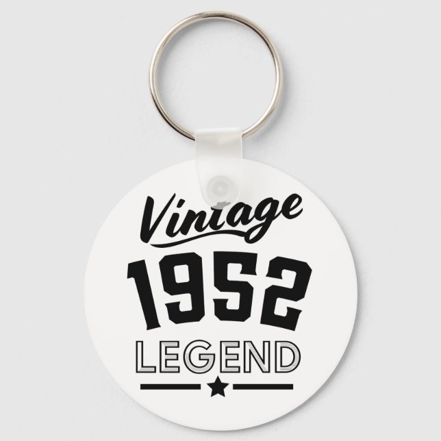 Vintage 1952 legend giant coffee mug key ring (Front)