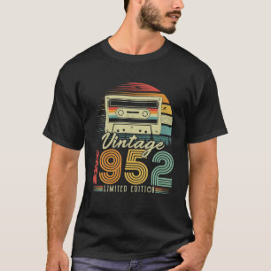 Vintage 1952 Retro Cassette 1952 74th Birthday 74 T-Shirt