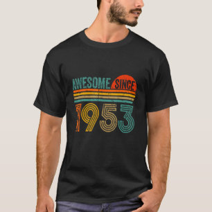 Vintage 1953 69 Years Old Men And Women 69th Birt T-Shirt
