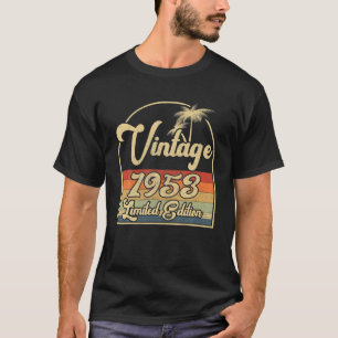 Vintage 1953 69Th Birthday Limited Edition 69 Year T-Shirt