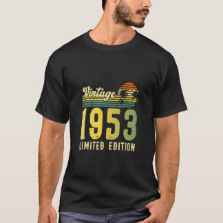 Vintage 1953 cute Birthday graphic T-Shirt