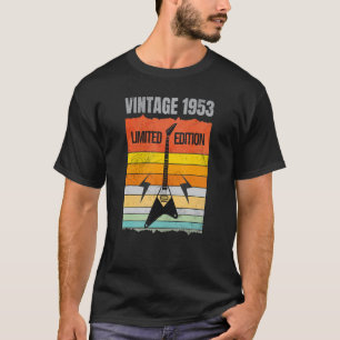 Vintage 1953 Limited Edition Guitar Musician Birth T-Shirt