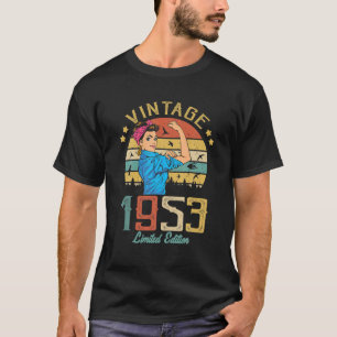 Vintage 1953 Made In 1953 69Th Birthday Women 69 Y T-Shirt
