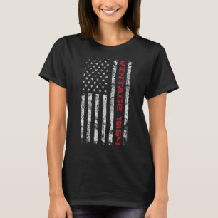 Vintage 1954 69th Birthday 69 Years Old US Flag T-Shirt